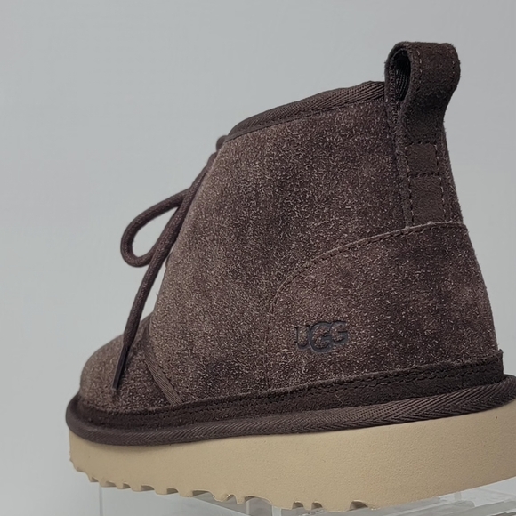 UGG Neumel Shaggy Suede Chukka Winter Boots Brown 1158219 Men\'s Size 8 New